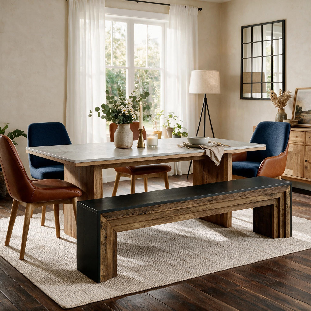 Extra Long Dining Bench