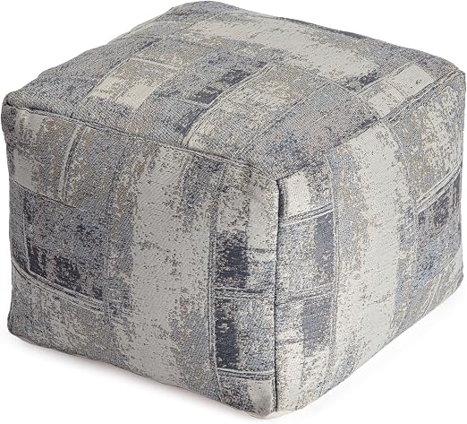 Square Pouf Ottoman Footrest