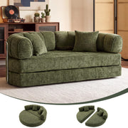 Chenille Convertible Sofa Bed