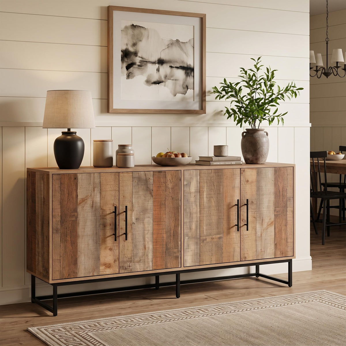 Mid-Century Wood Sideboard
