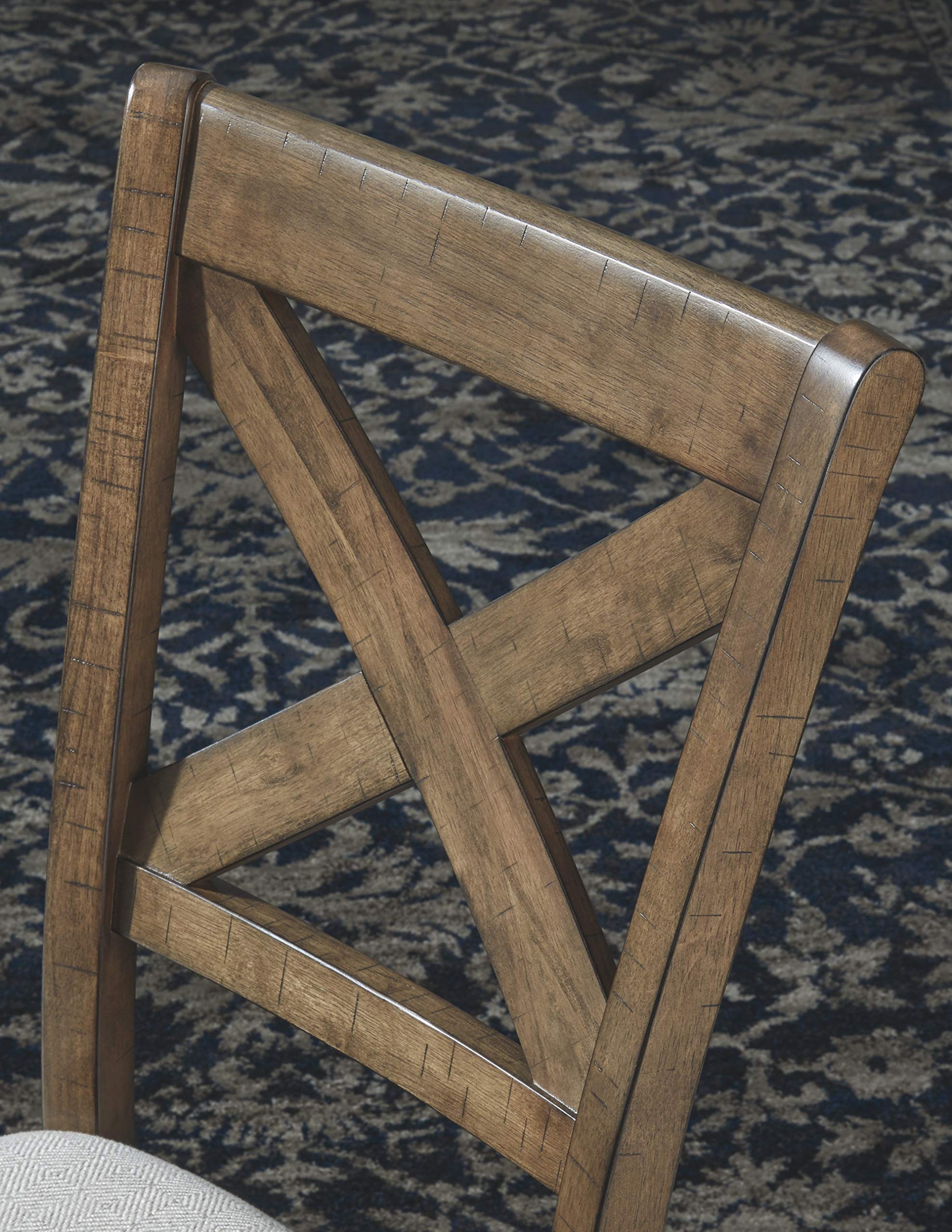 Upholstered Dining Chairs & Bench Set, Modern Farmhouse