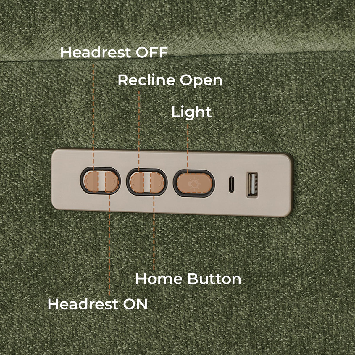 Power Nursery Glider with Nightlight