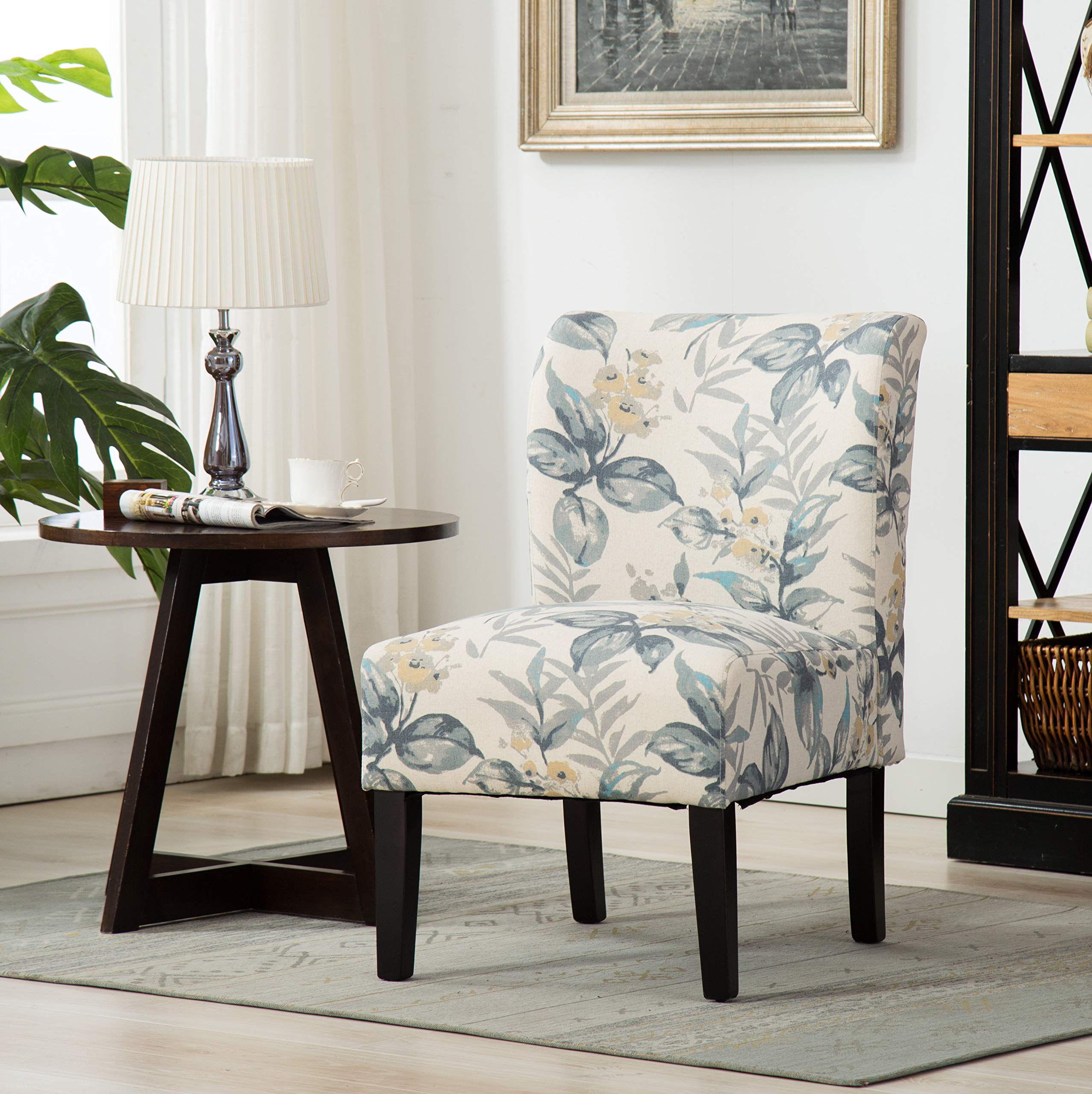Upholstered Armless Accent Chair