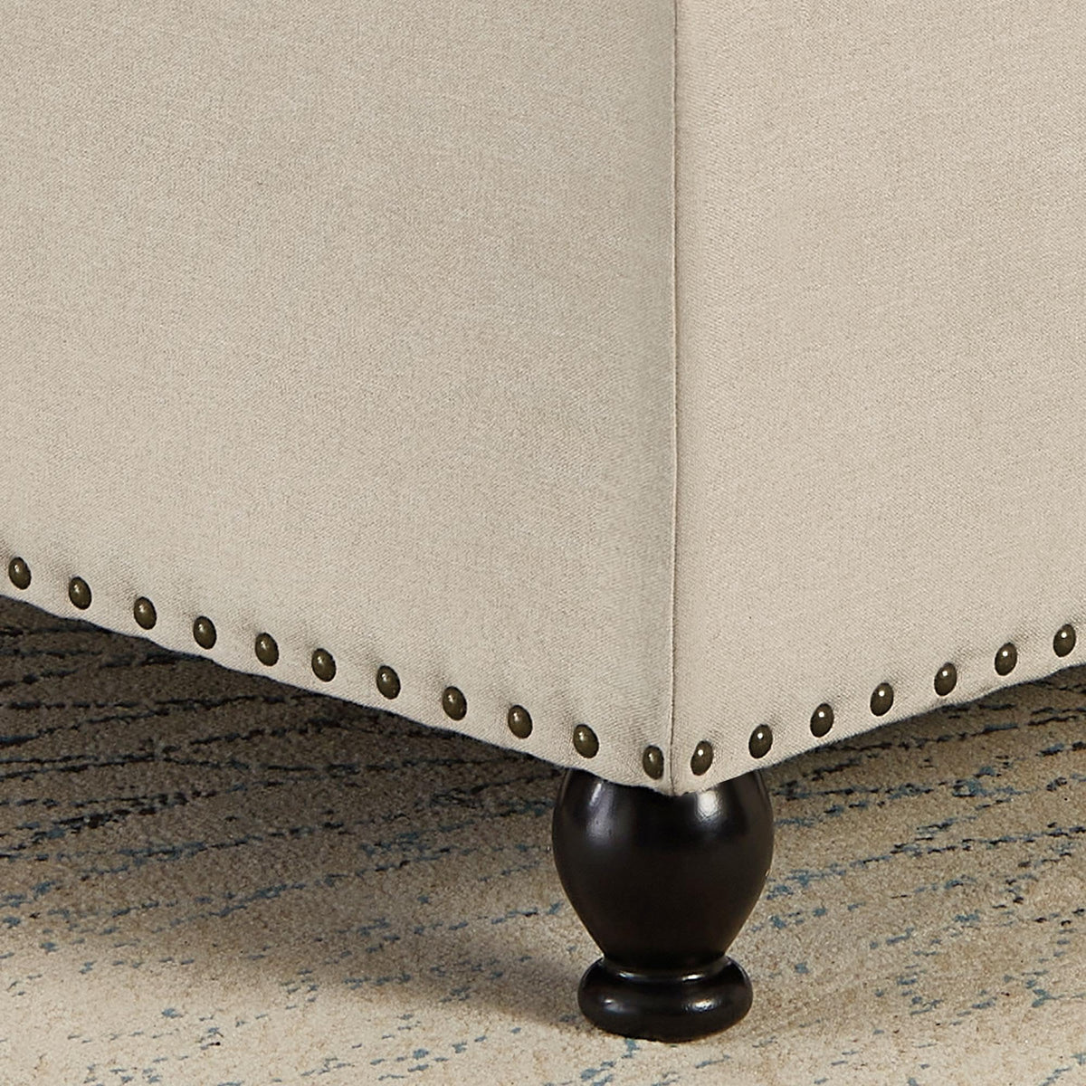 Square Tufted Storage Ottoman