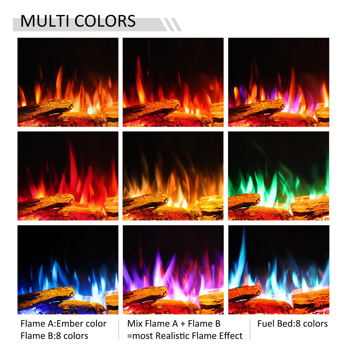 Smart Built-In Electric Fireplace