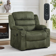 Oversized Corduroy Power Recliner