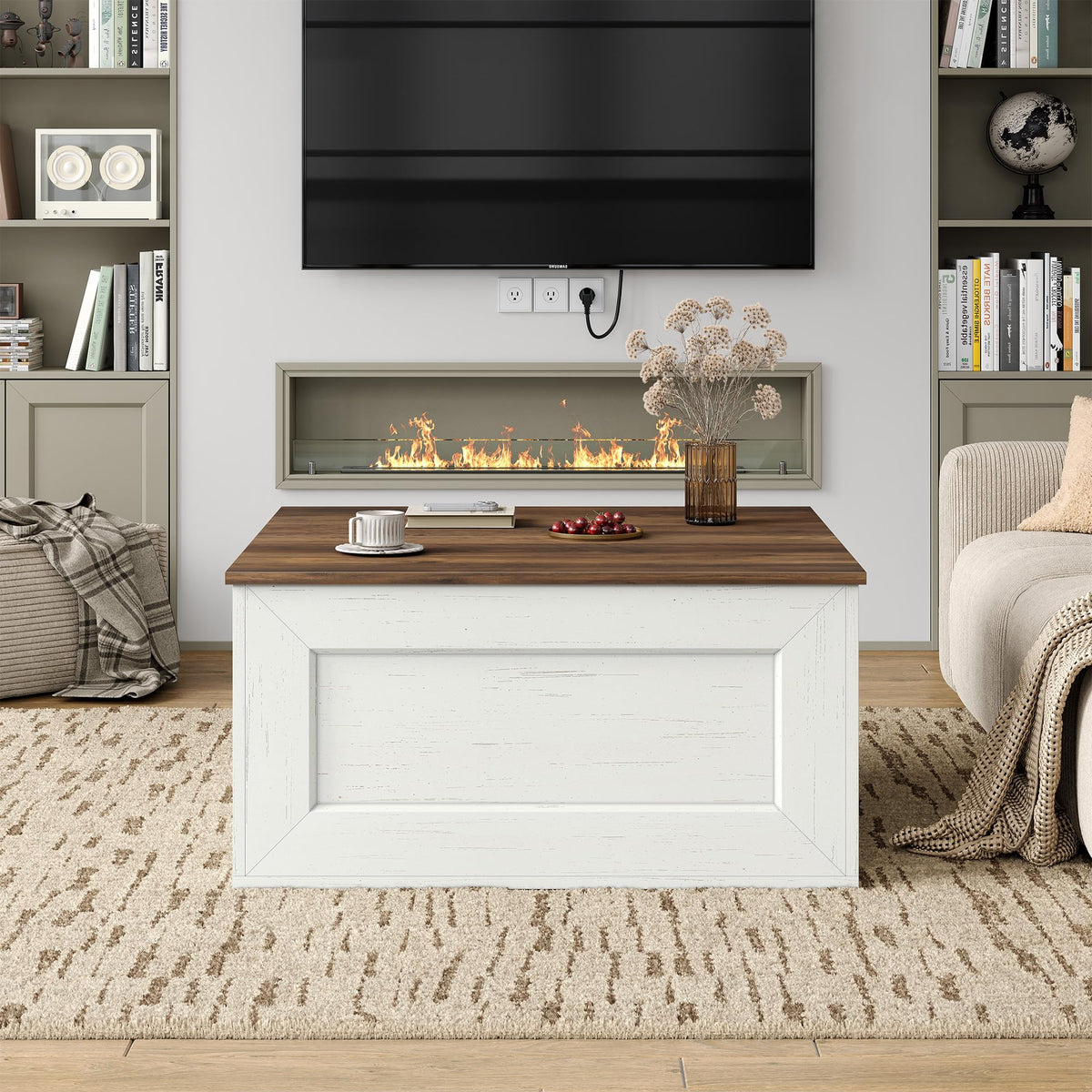 Square Lift-Top Coffee Table