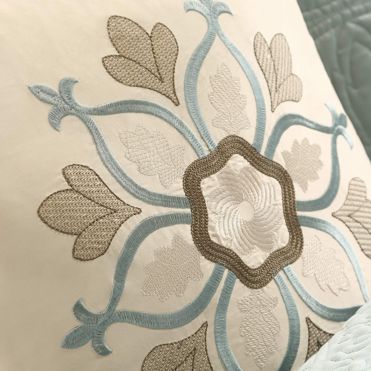 Blue Queen Comforter Set, 9-Piece