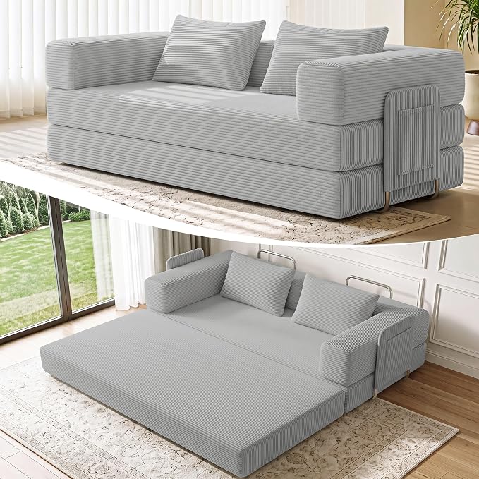 Corduroy Convertible Sofa Bed