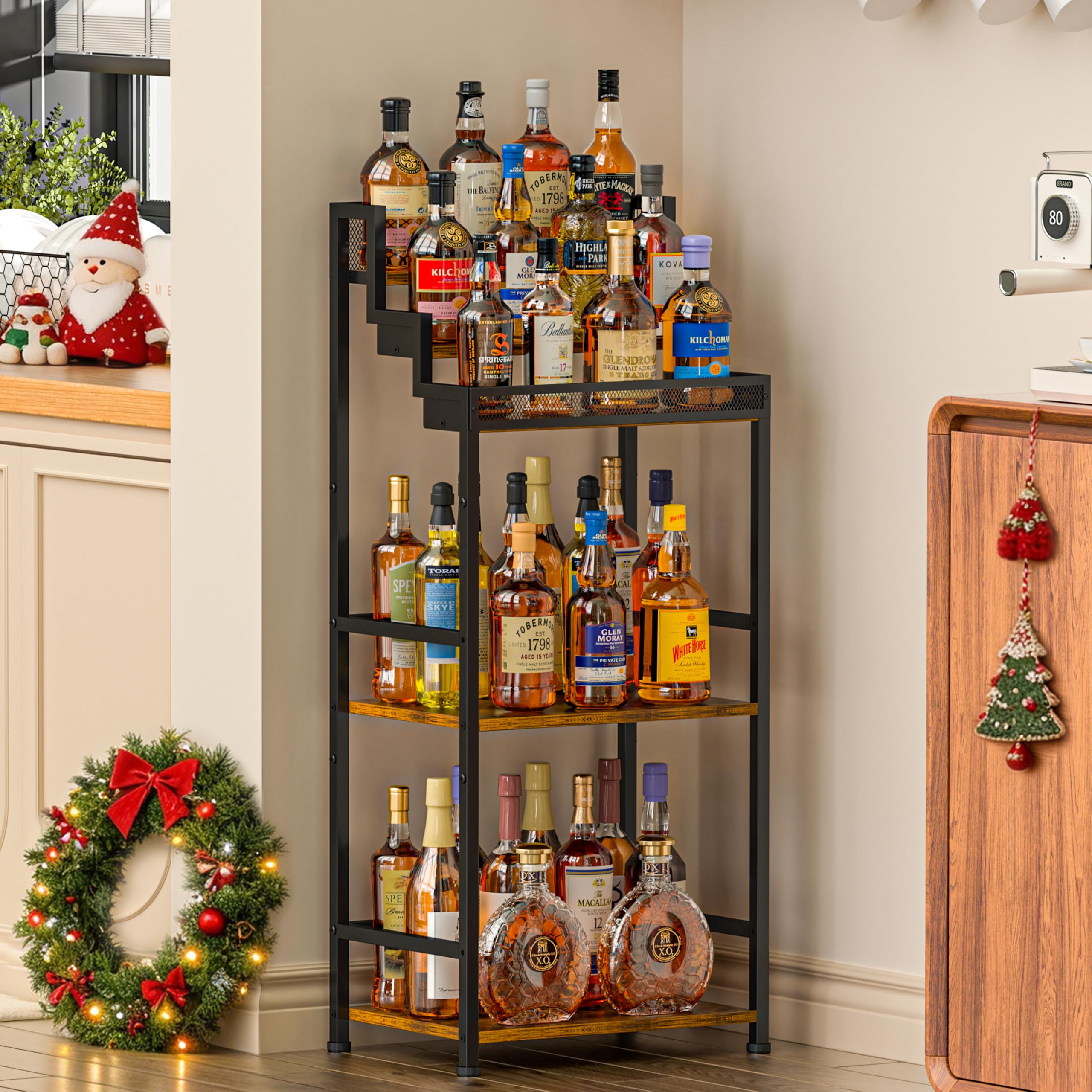 Trapezoidal Wine & Liquor Rack
