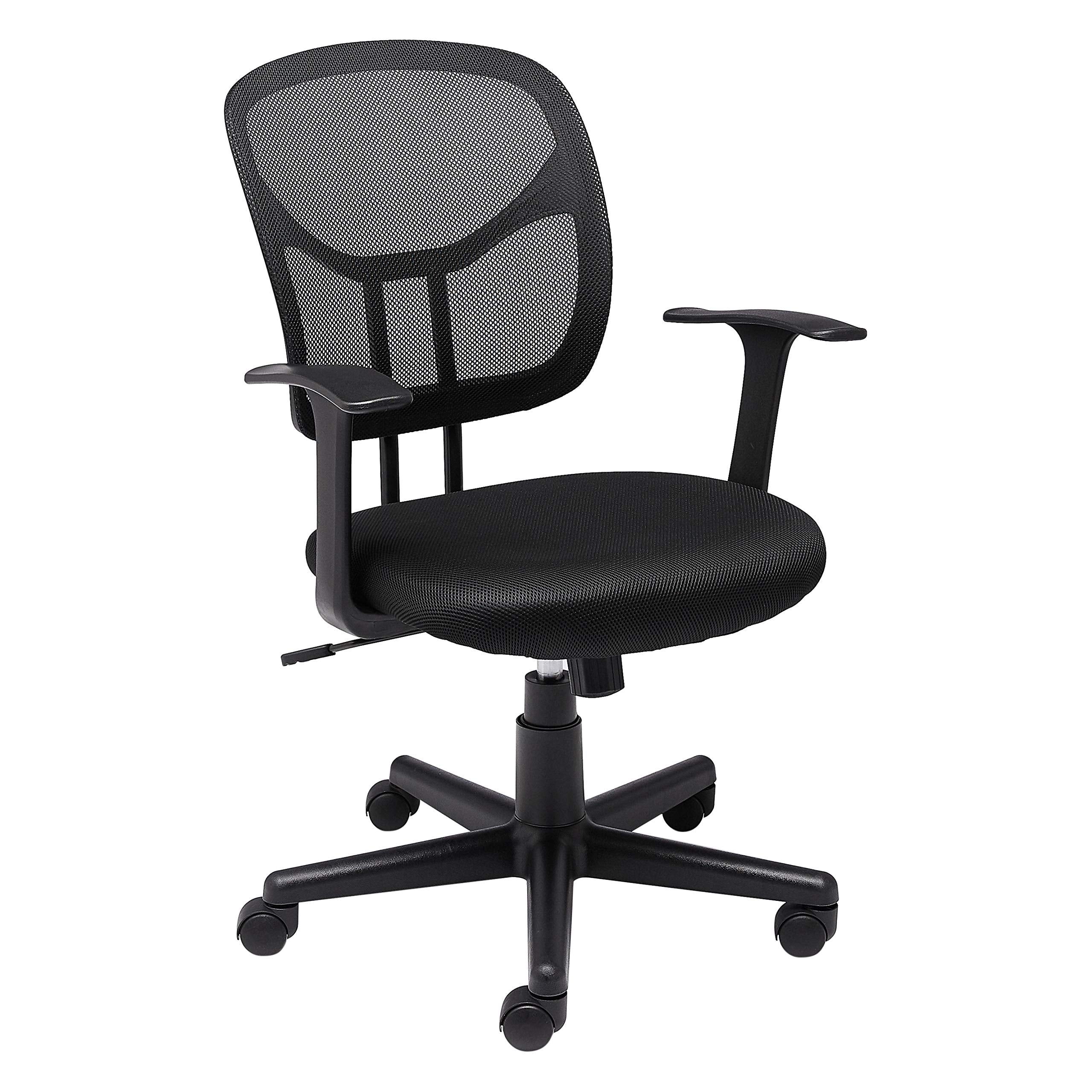 Mid-Back Mesh Office Chair with Armrests