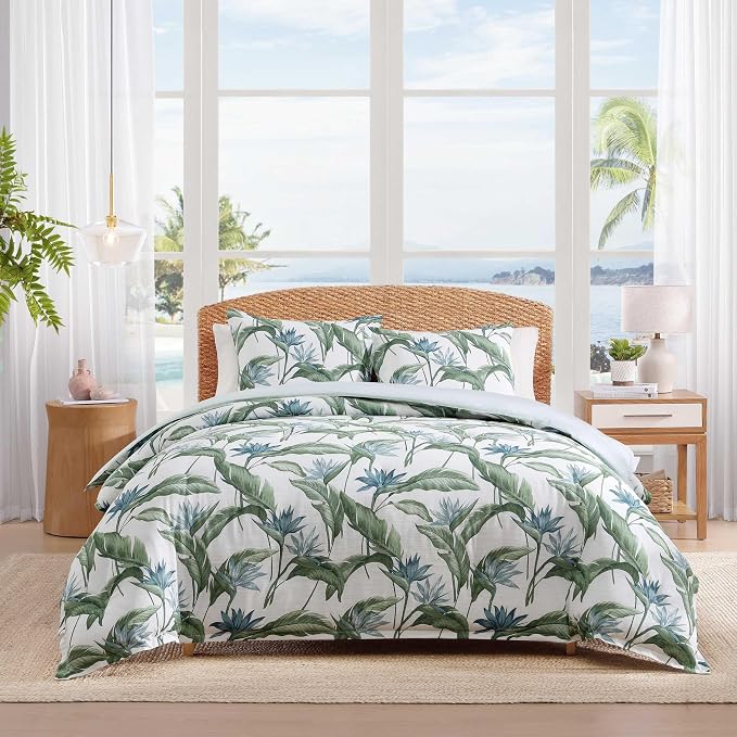 Tropical Cotton Queen Comforter Set
