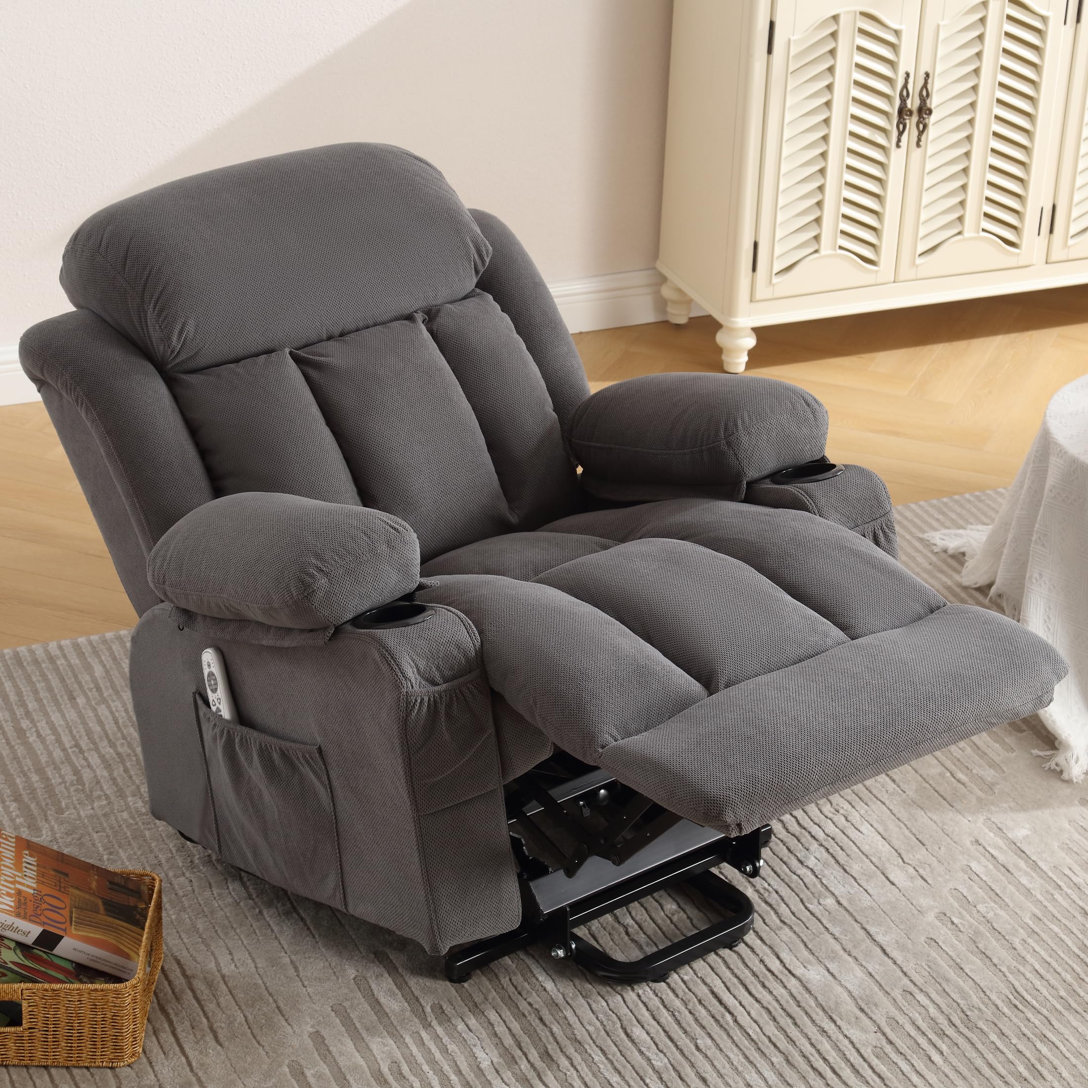 Power Lift Recliner Chair with Massage & Heat