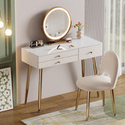 LED Makeup Vanity with Chair