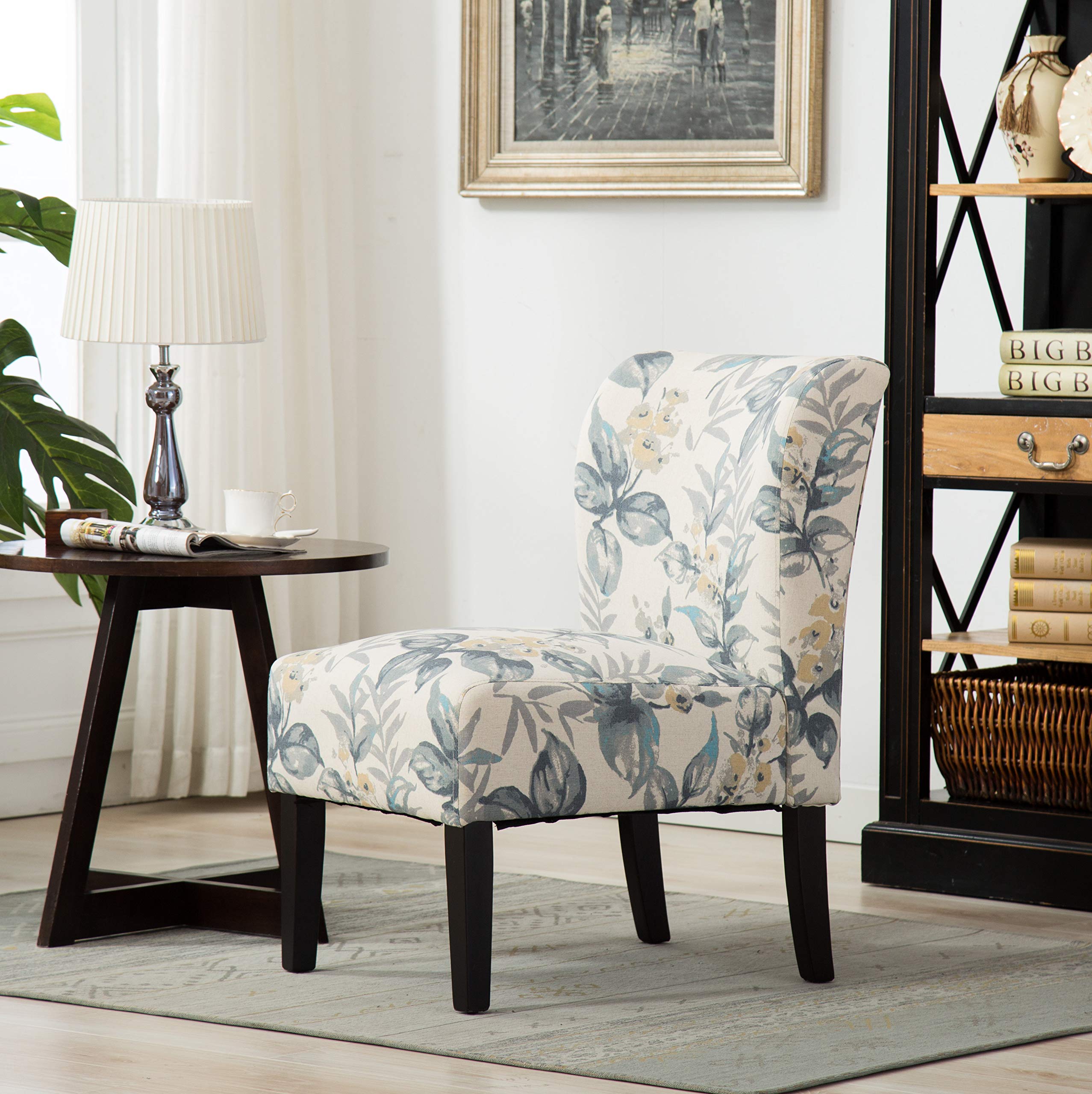 Upholstered Armless Accent Chair