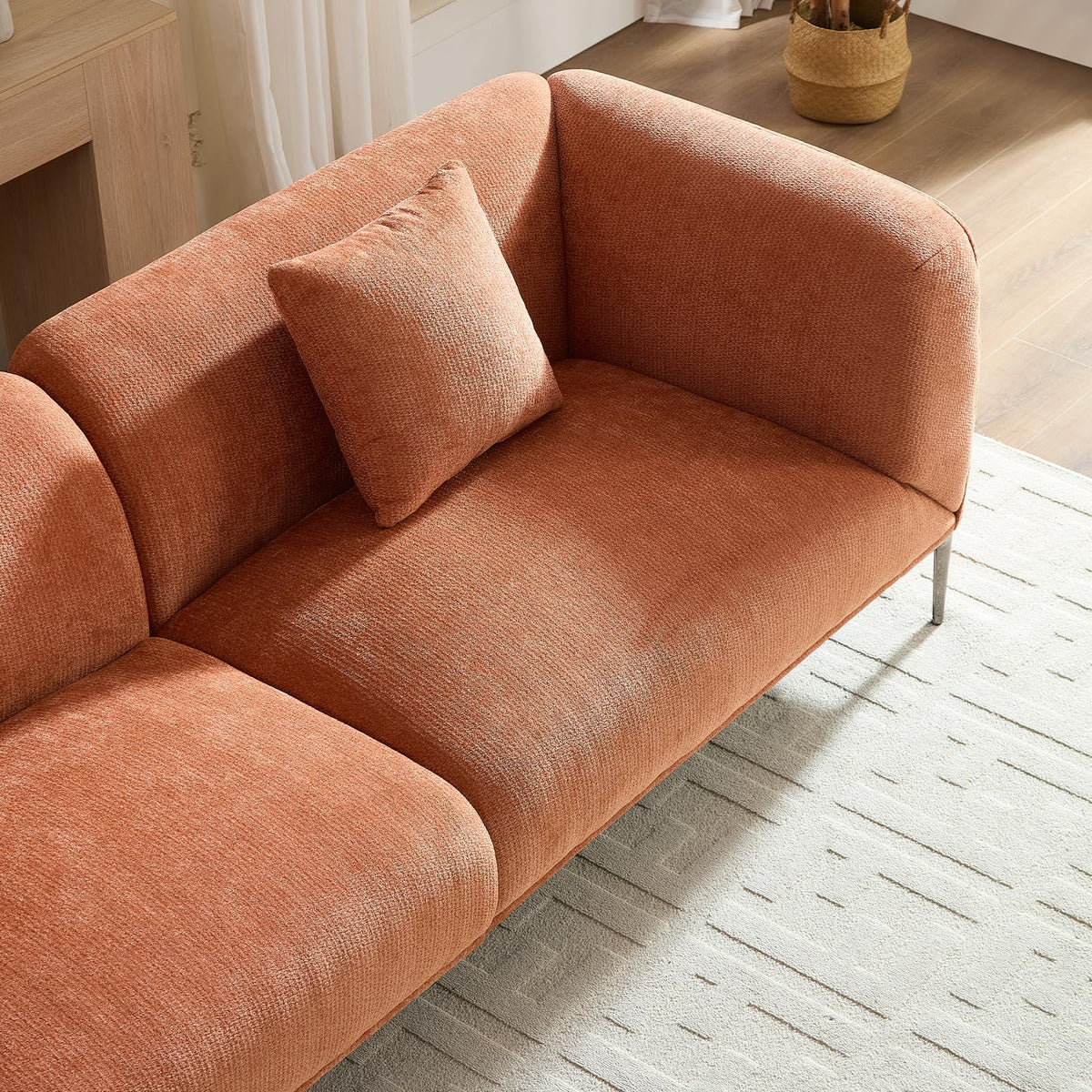 Modern Boucle 3-Seater Sofa