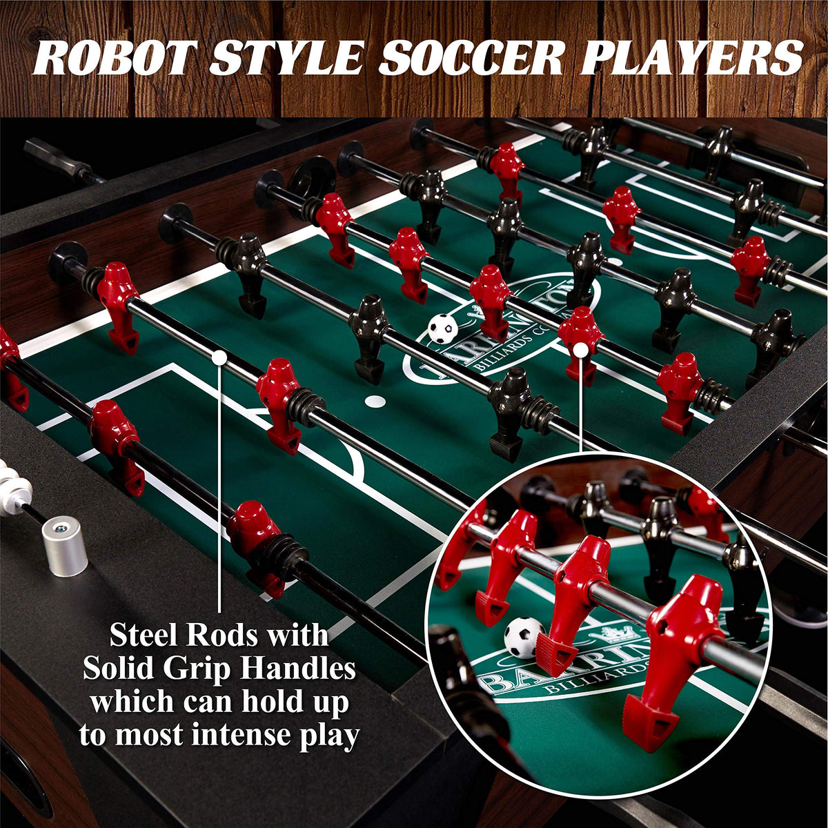 Barrington Richmond 58in Full Size Foosball Table for Game Rooms