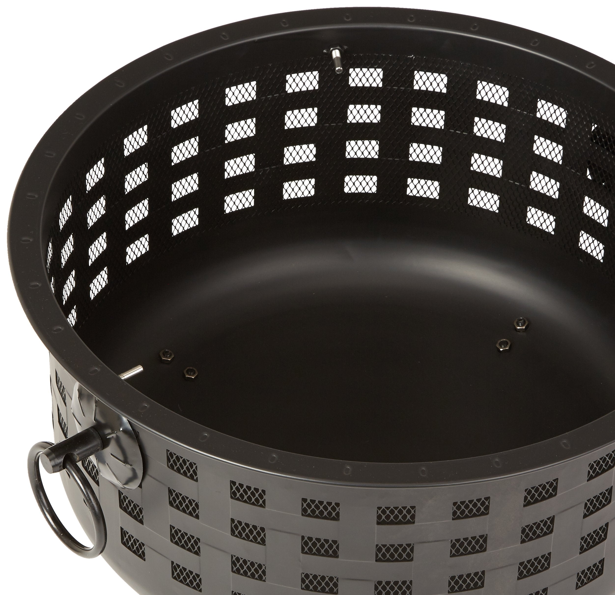 Round Steel Lattice Fire Pit