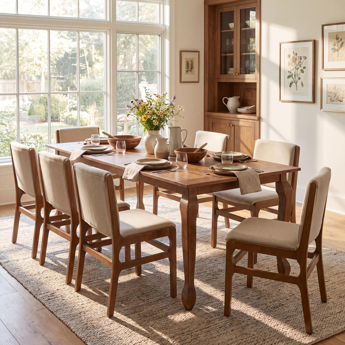 9-Piece Extendable Dining Set