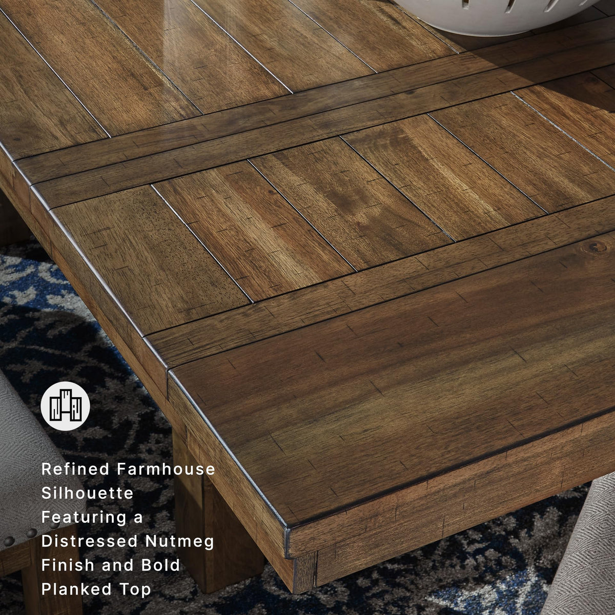 Extendable Farmhouse Dining Table