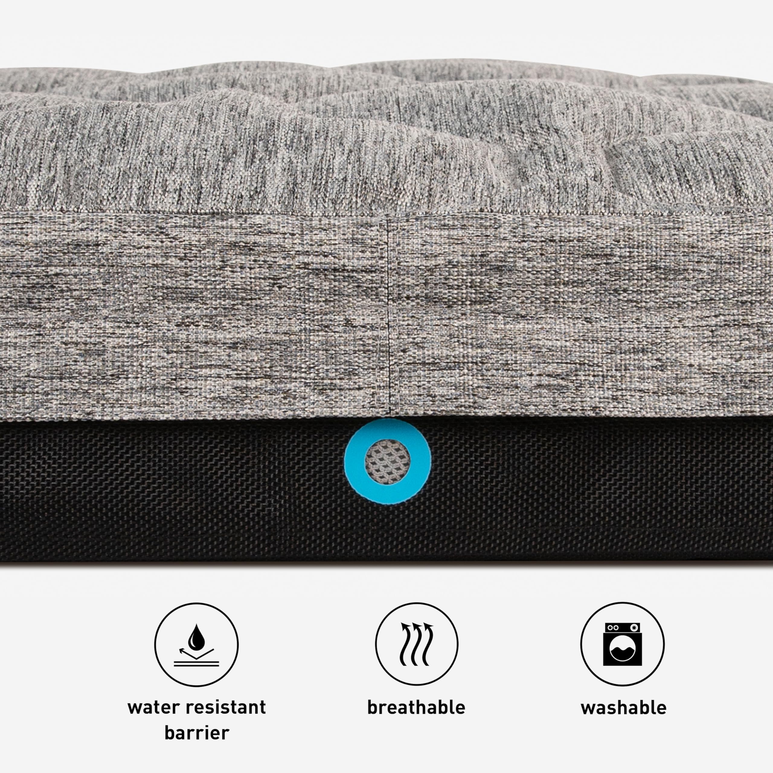 Performance Dog Bed – Ventilated Foam, Waterproof, Washable Cover