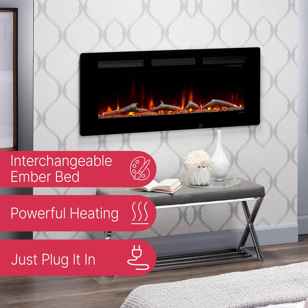 Linear Electric Fireplace