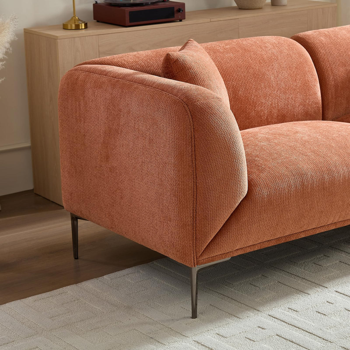 Modern Boucle 3-Seater Sofa