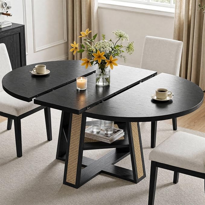Extendable Dining Table with Storage