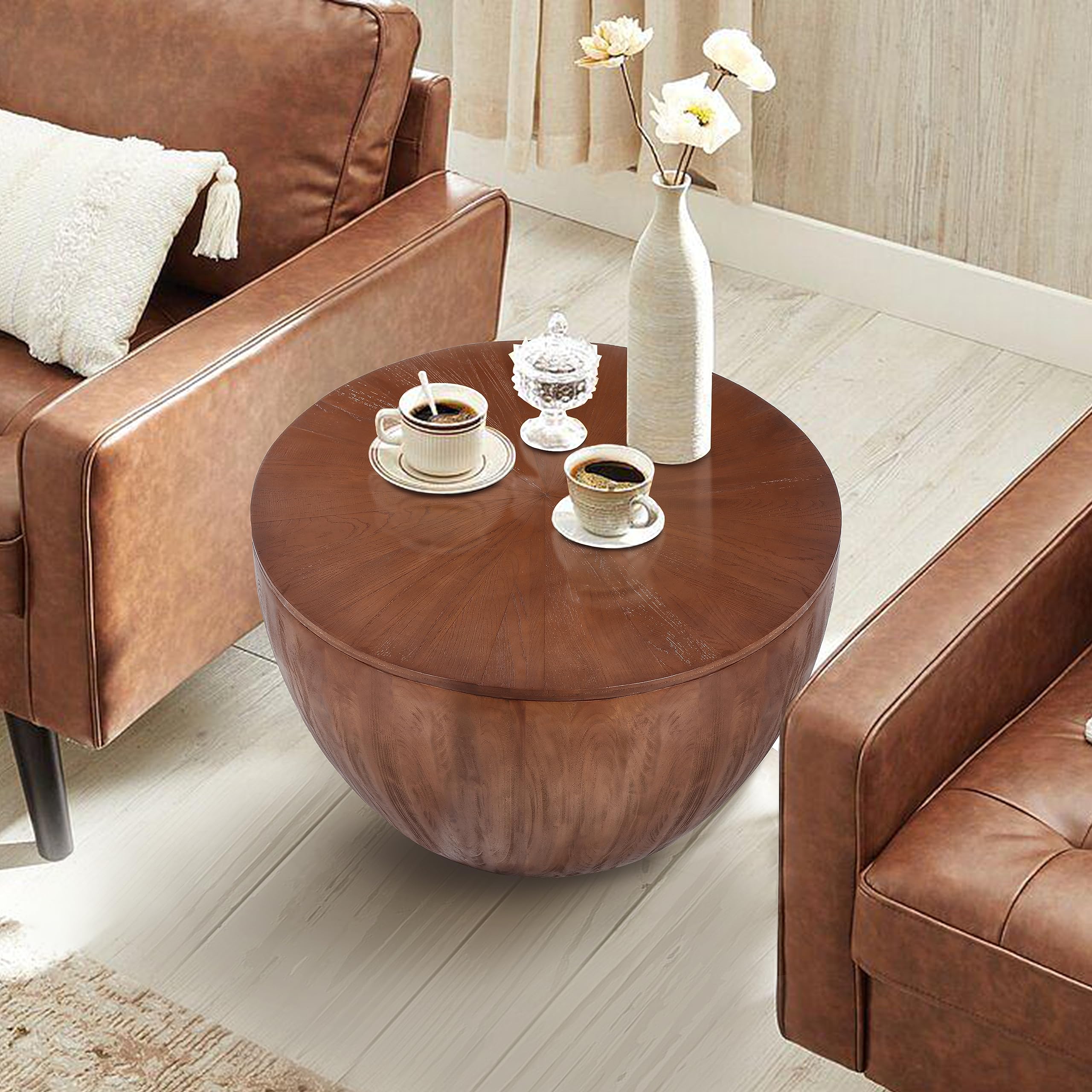 Barrel Drum Coffee Table