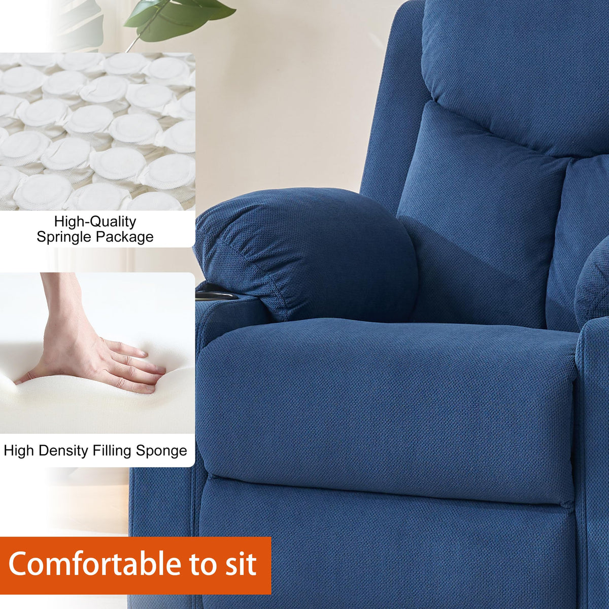 Ketaiyou Power Lift Recliner Chair with Massage and Heat for Elderly