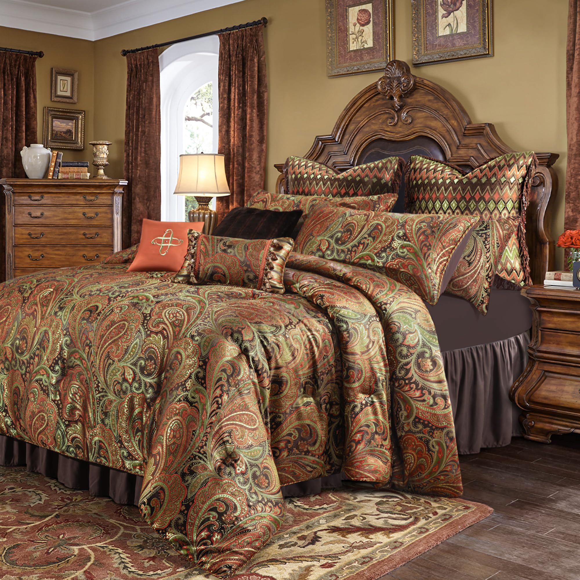 9-Piece Jacquard Comforter Set