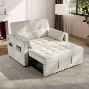 Velvet Convertible Sofa Bed Loveseat
