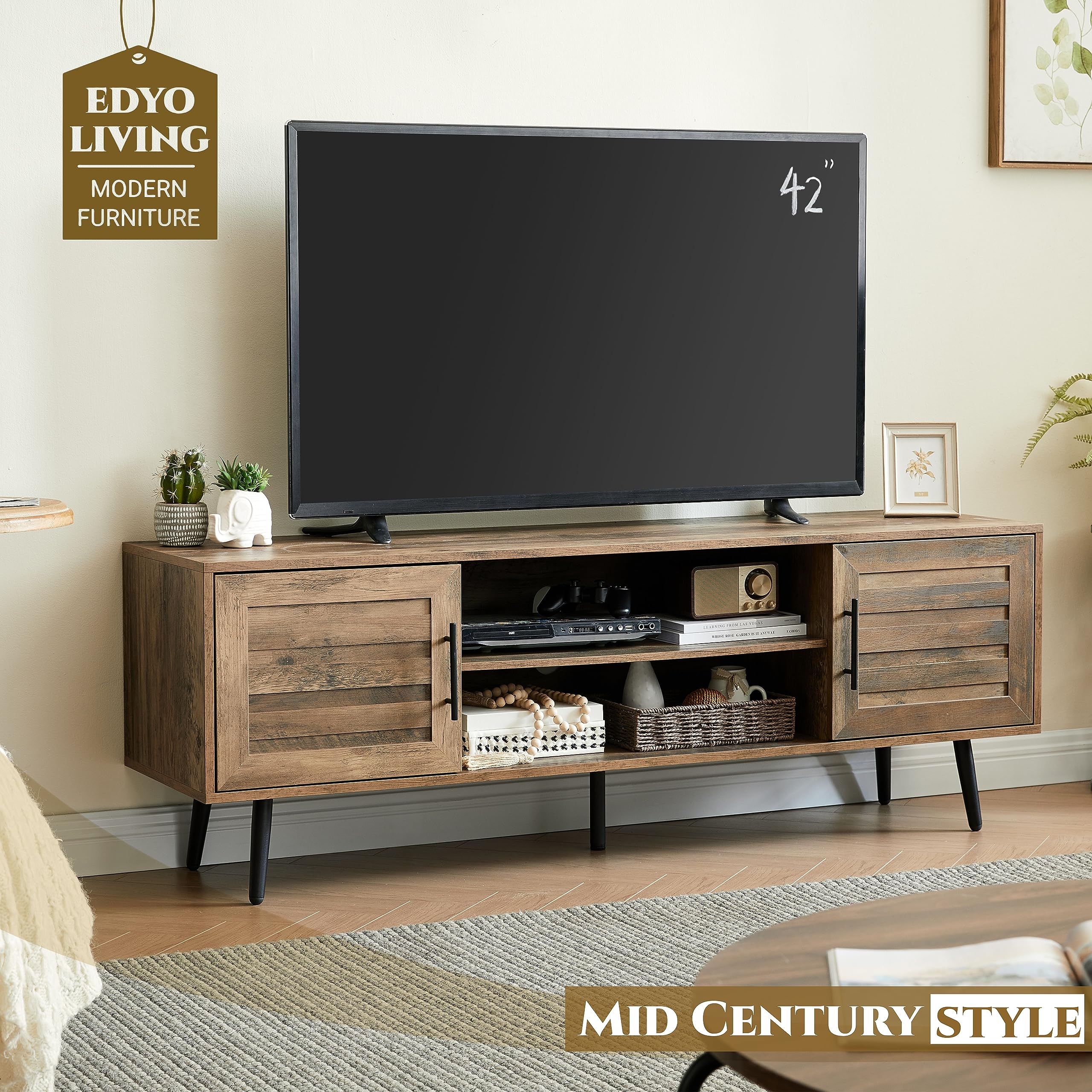 Mid-Century TV Stand for TVs up to 65"