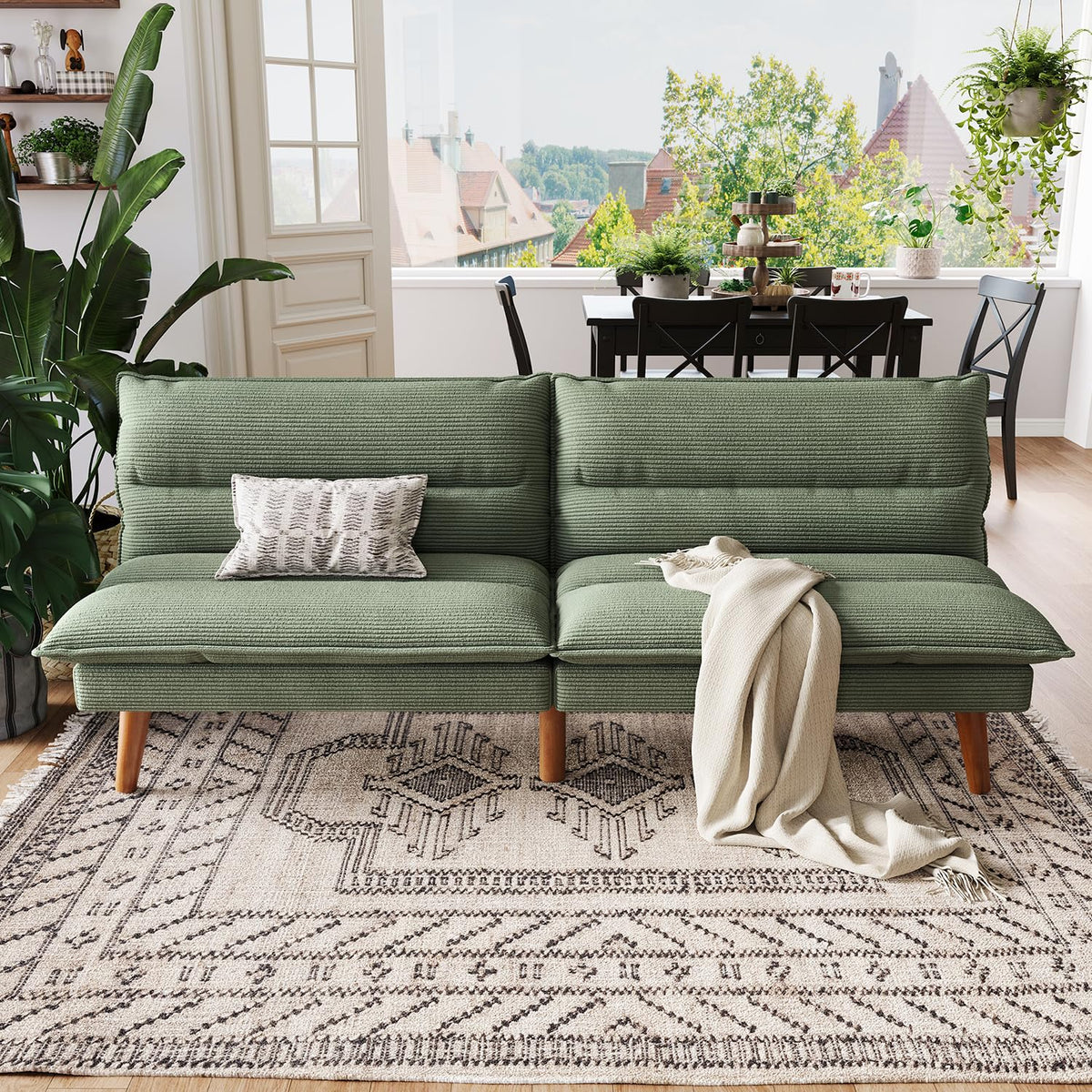 Corduroy Futon Sofa Bed