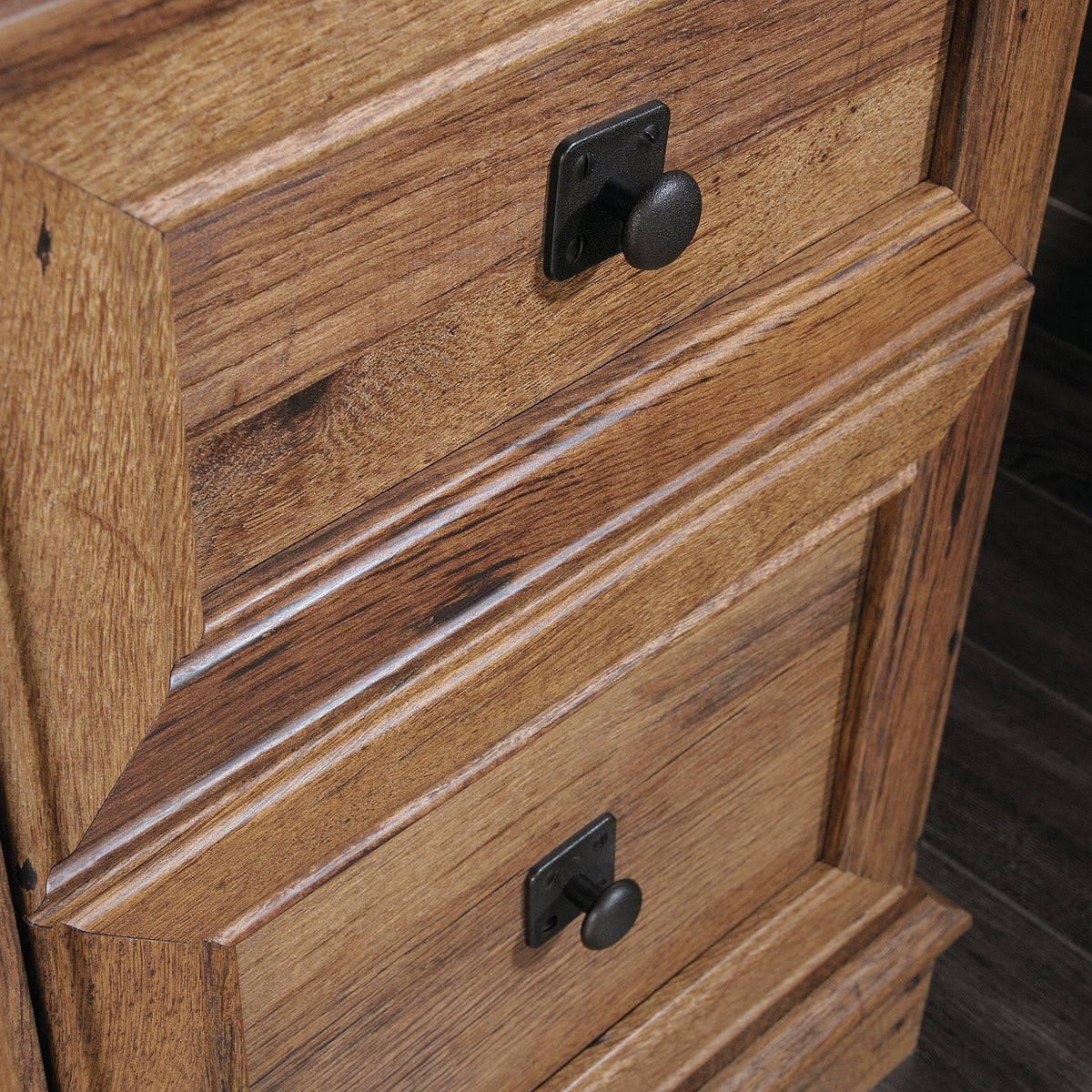 L-Shaped Desk with Drawers
