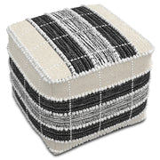 Square Woven Outdoor & Indoor Pouf
