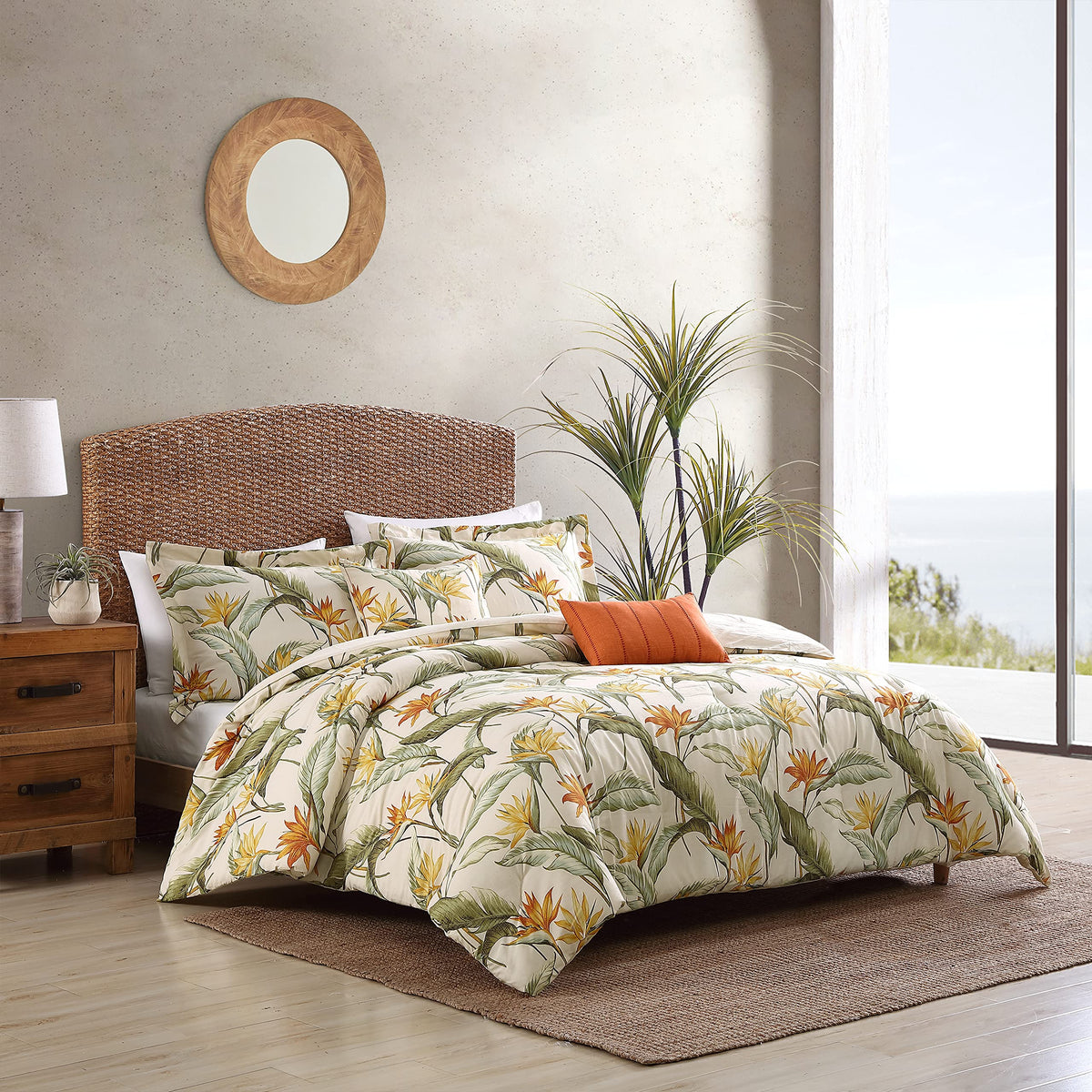 Tropical Cotton Queen Comforter Set