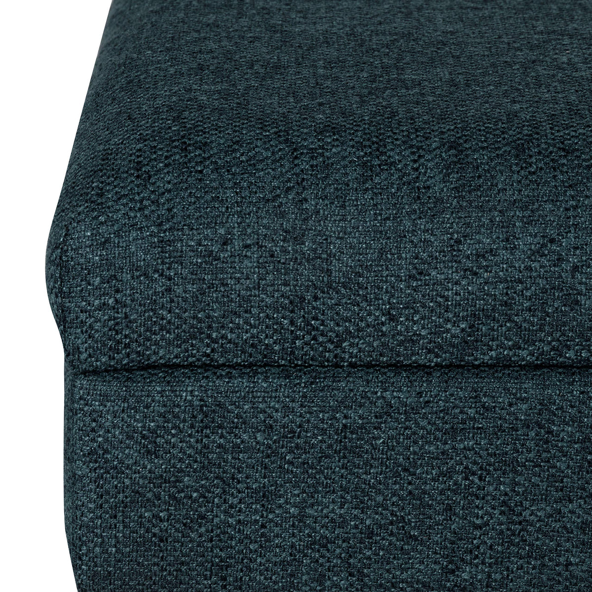 Navy Upholstered Storage Bench