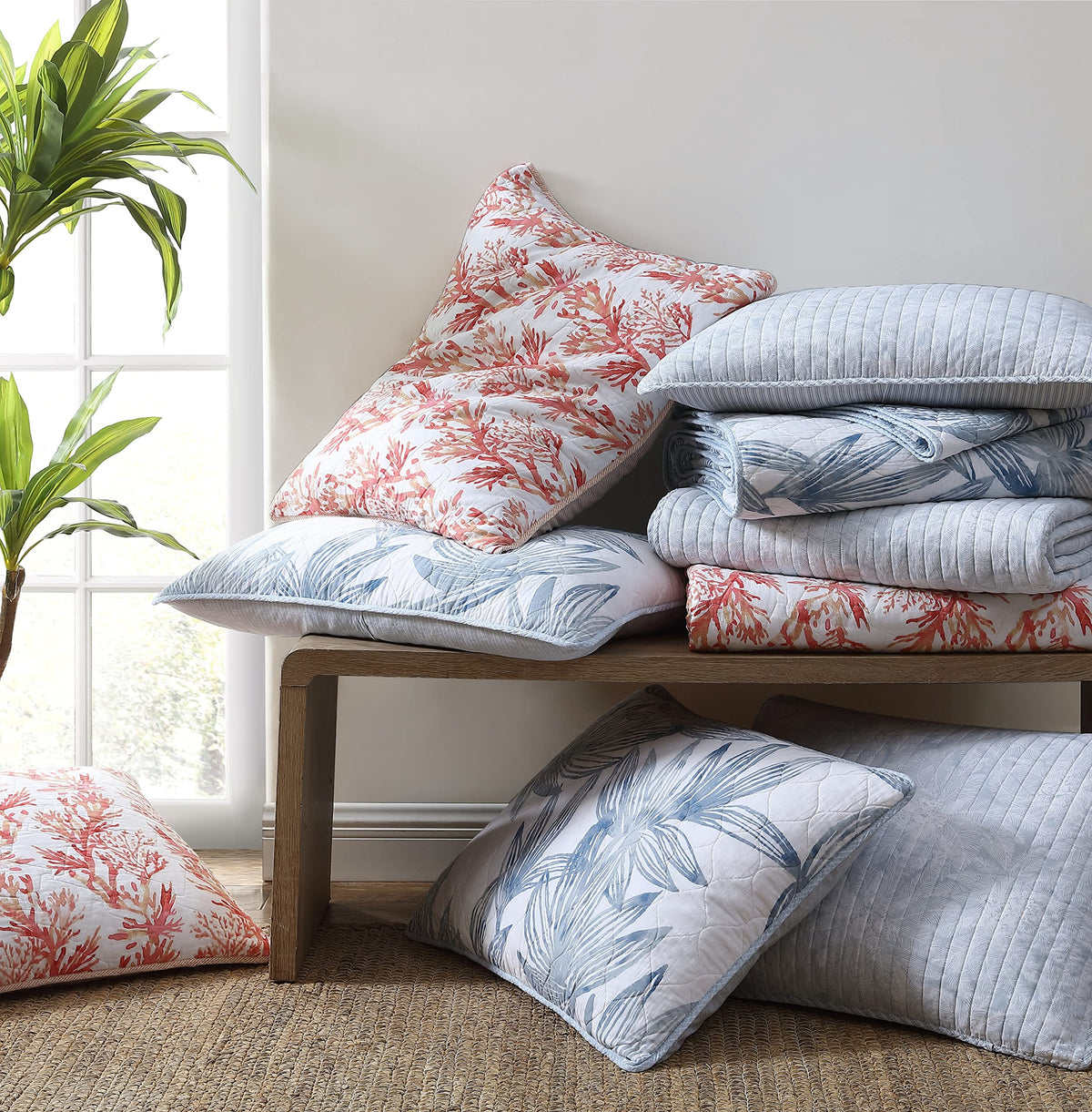 King Cotton Blend Quilt Set