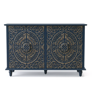 Decorative Accent Sideboard Buffet Cabinet with 4 Doors