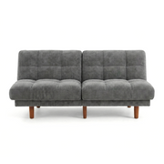 Convertible Futon Sofa Bed with Adjustable Backrest
