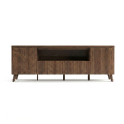Mid-Century Modern TV Stand for 80" TVs with Storage